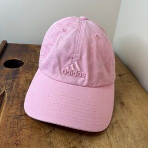 Adidas Pink Climalite Cap Adult Adjustable Baseball Hat Preworn